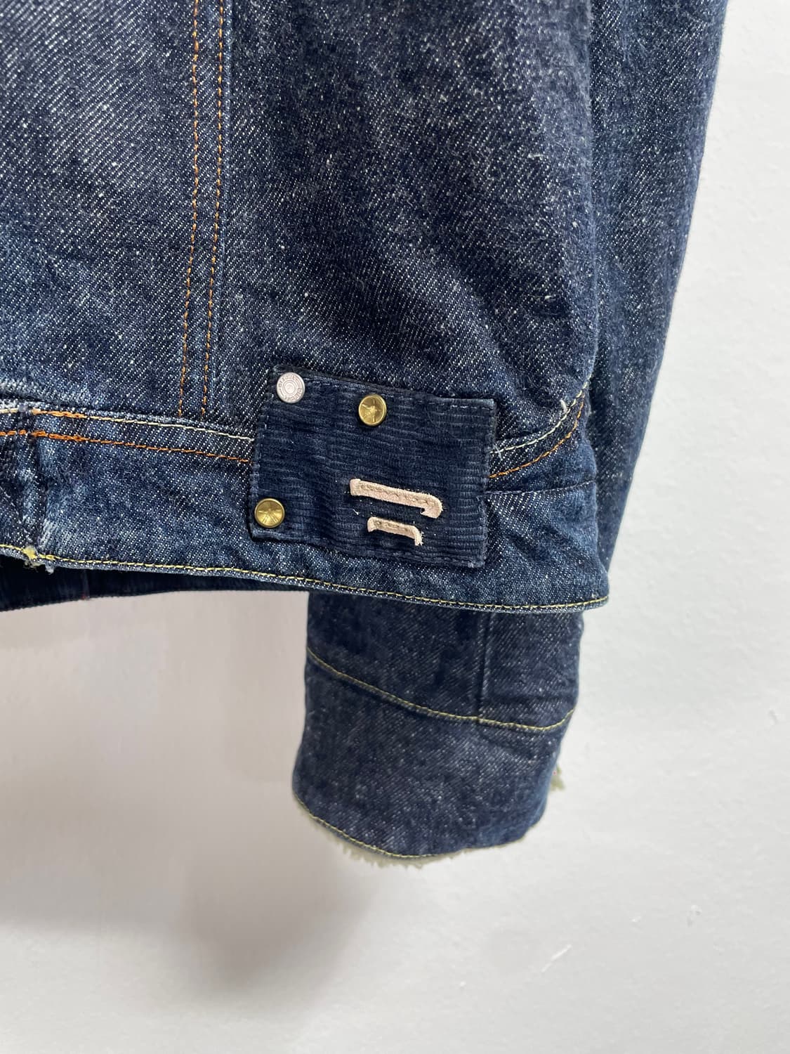  디젤 워시드 데님 쉐르파 자켓 (on.12) 상품이미지7