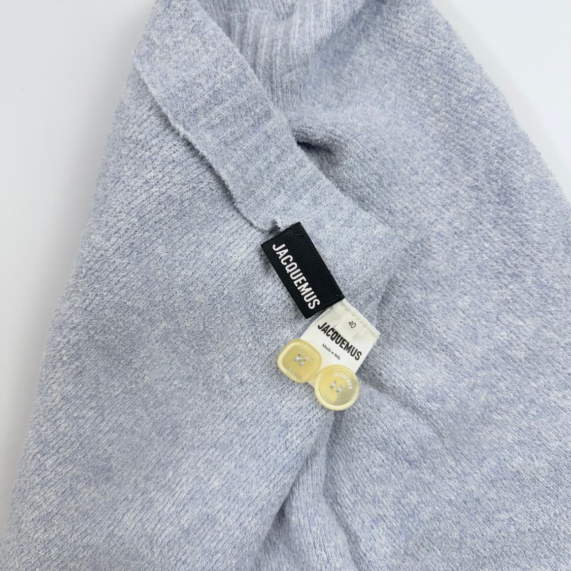 자크뮈스 라 주프 바뉴 니트 랩 스커트 상품이미지3