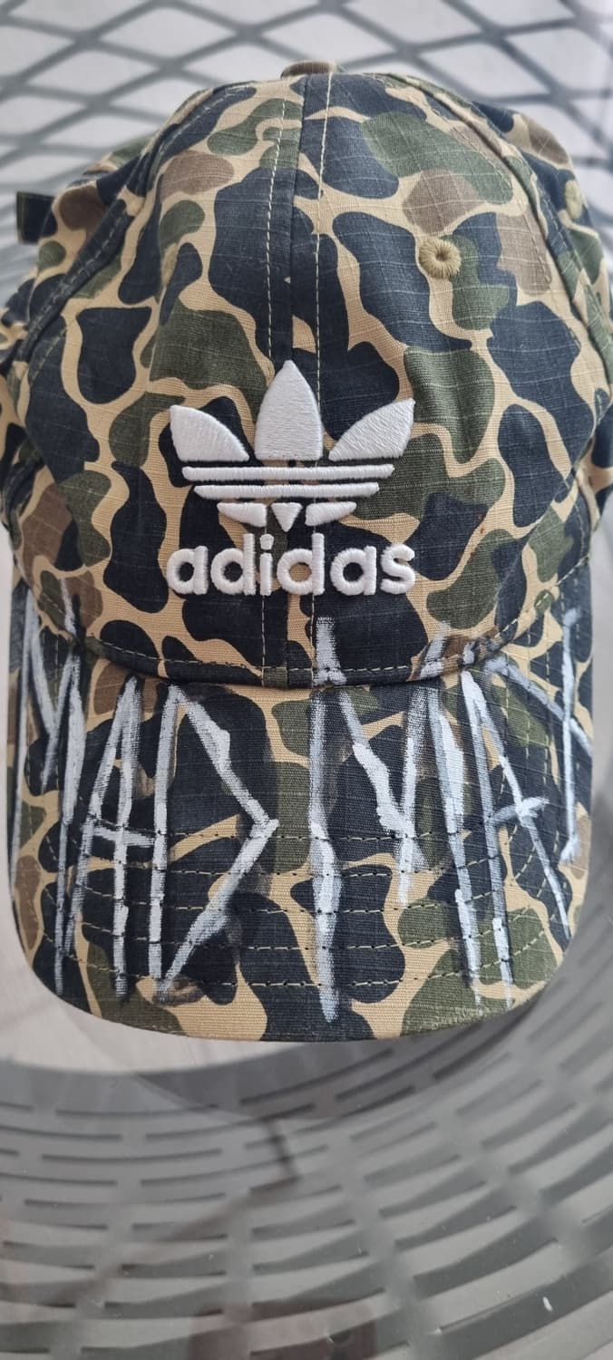 adidas 오리지널스 카모 볼캡 (커스텀 페인팅 디자인) 상품이미지4