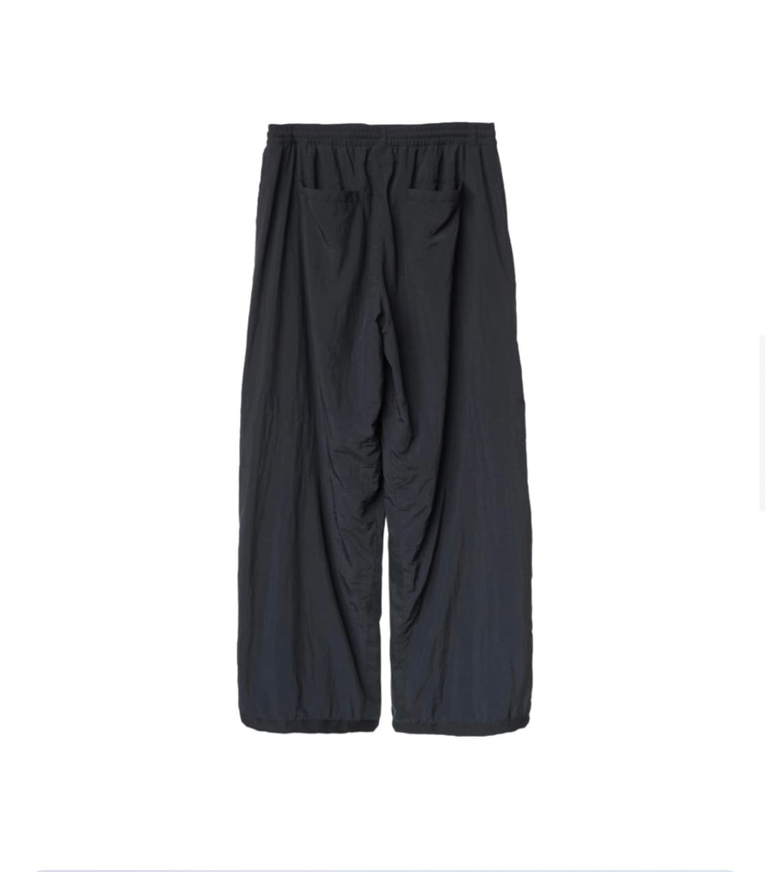폴리테루 x 노매뉴얼 워시드 나일론 팬츠 블랙 m 상품이미지2