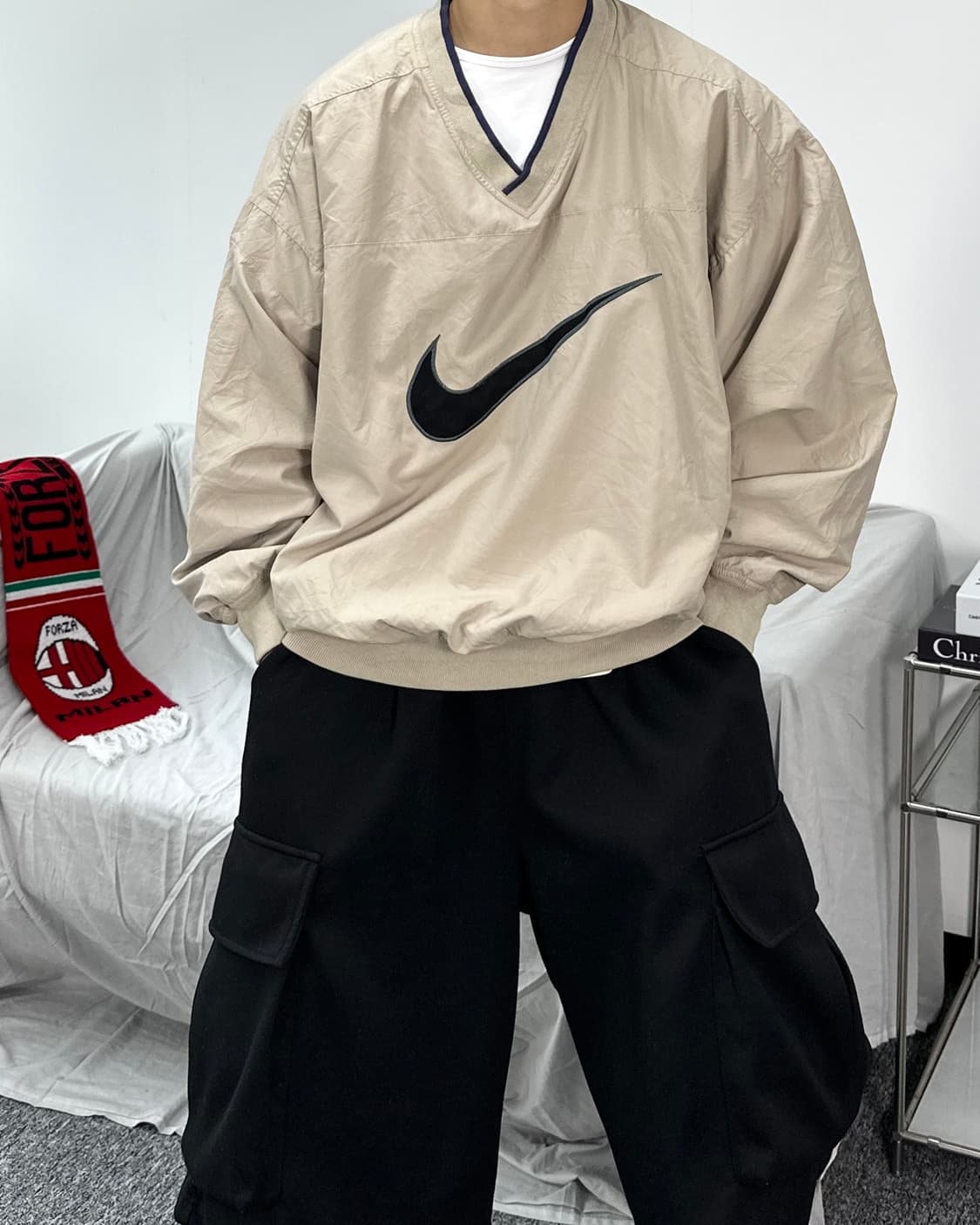 나이키 빅로고 베이지 웜업 XL 상품이미지1