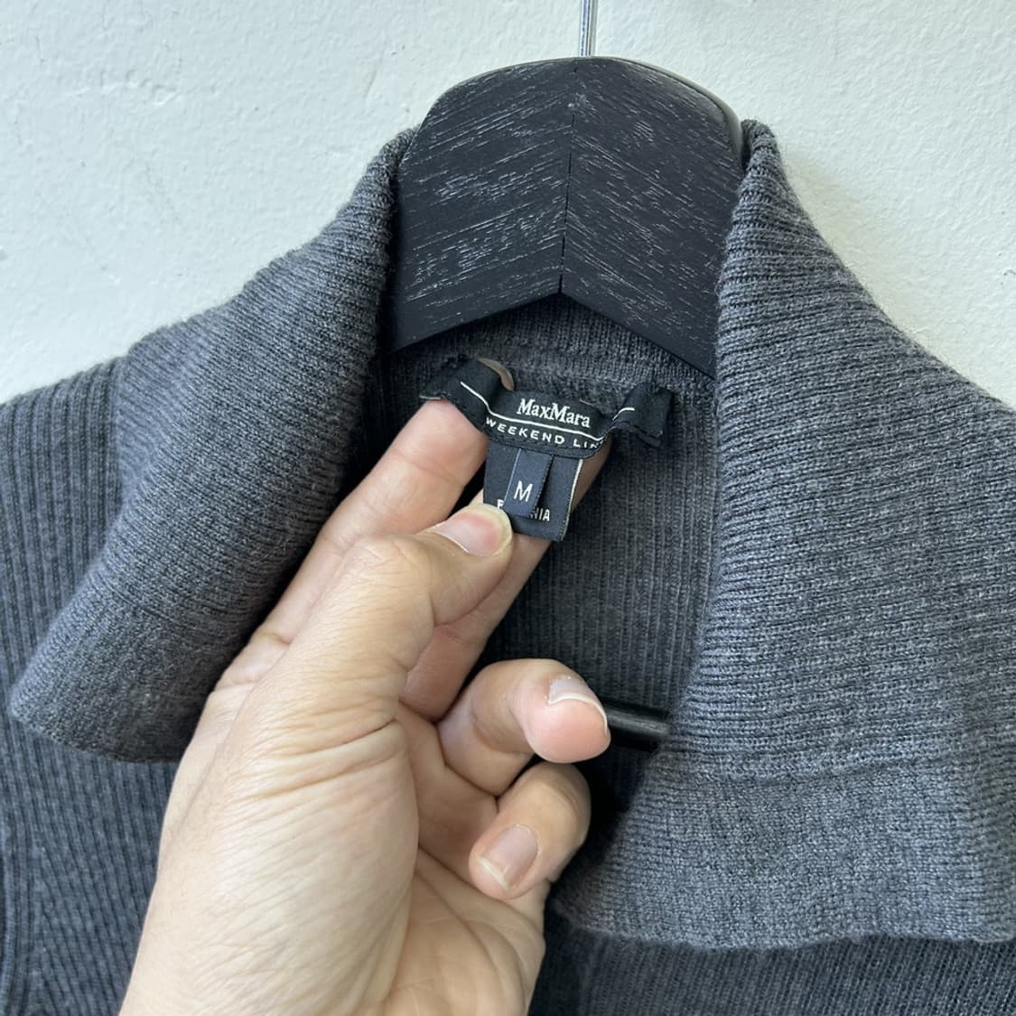 15332 - 막스마라 그레이 울 니트 (버진 울 100%) 상품이미지3