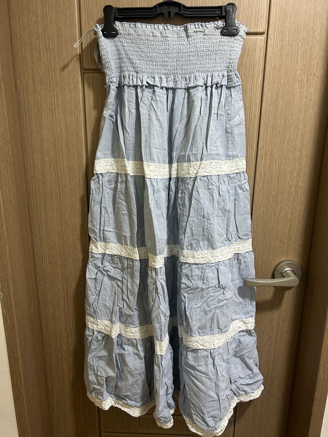 빈티지 하늘 레이스 원피스 상품이미지1