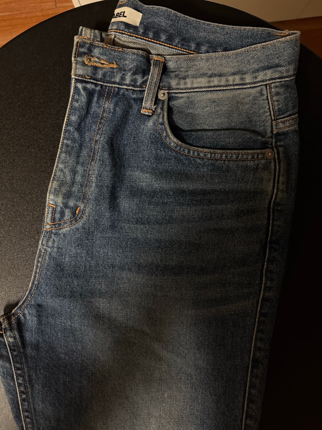 라벨아카이브 세미부츠컷 데님 팬츠 상품이미지3