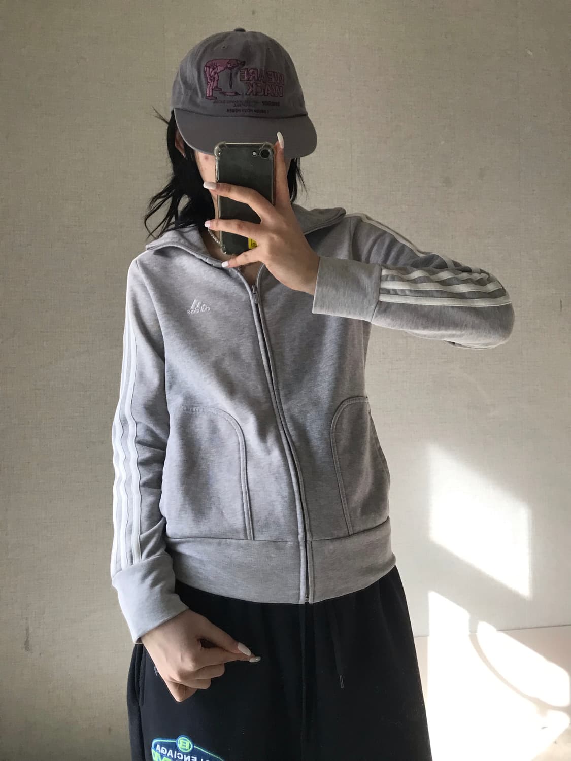 아디다스 그레이 코튼집업 상품이미지2