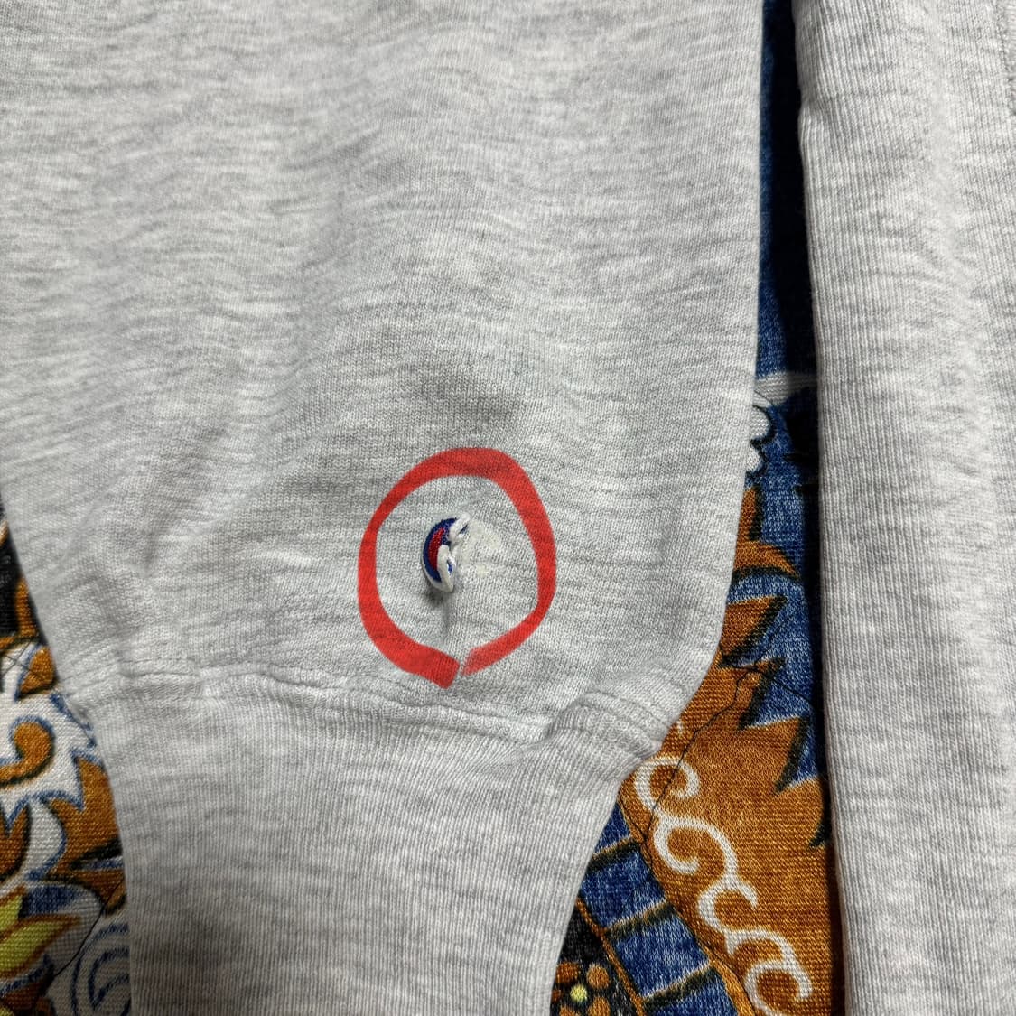 빈티지 80s USA 챔피온 리버스위브 그레이 스웻셔츠 상품이미지7