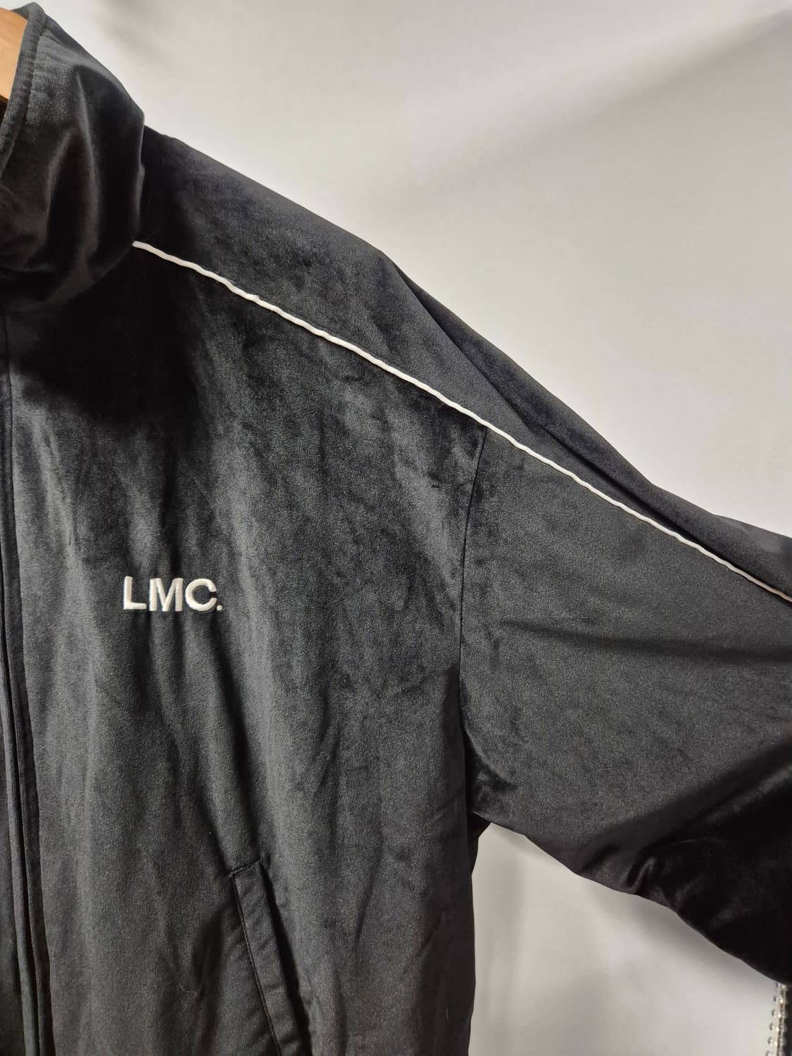 *무료배송* LMC 벨루어 투웨이 트랙탑 자켓 블랙 M(상태A급) 상품이미지3