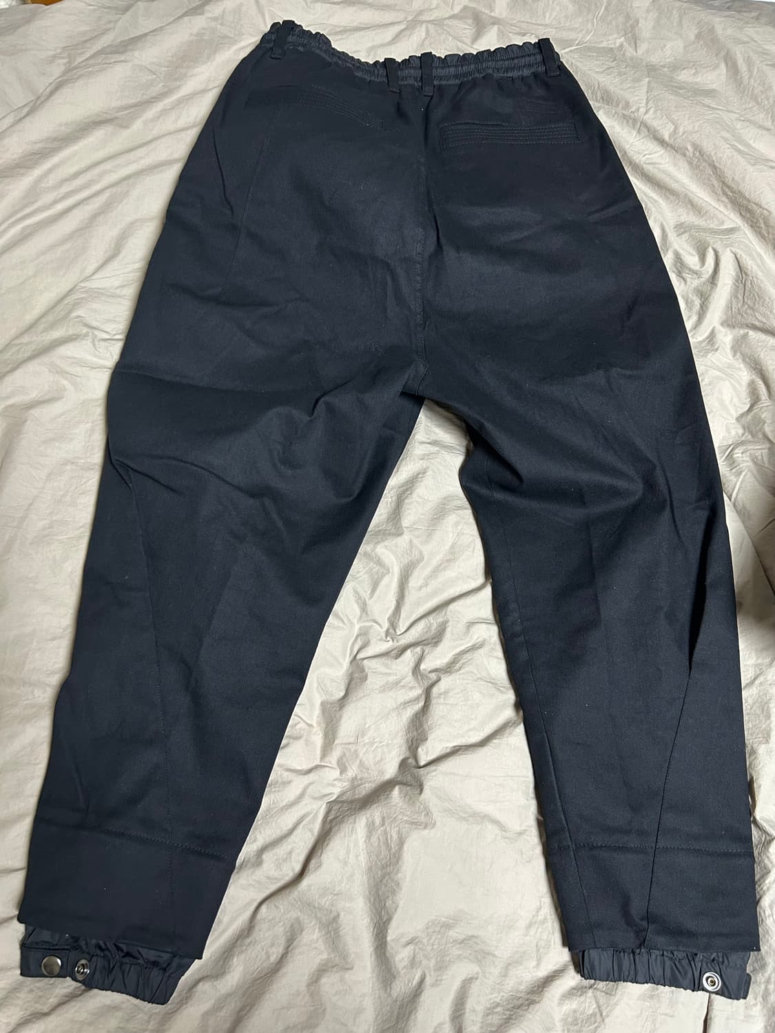 송지오옴므 세미배기핏 팬츠 78사이즈(밴딩) 상품이미지2