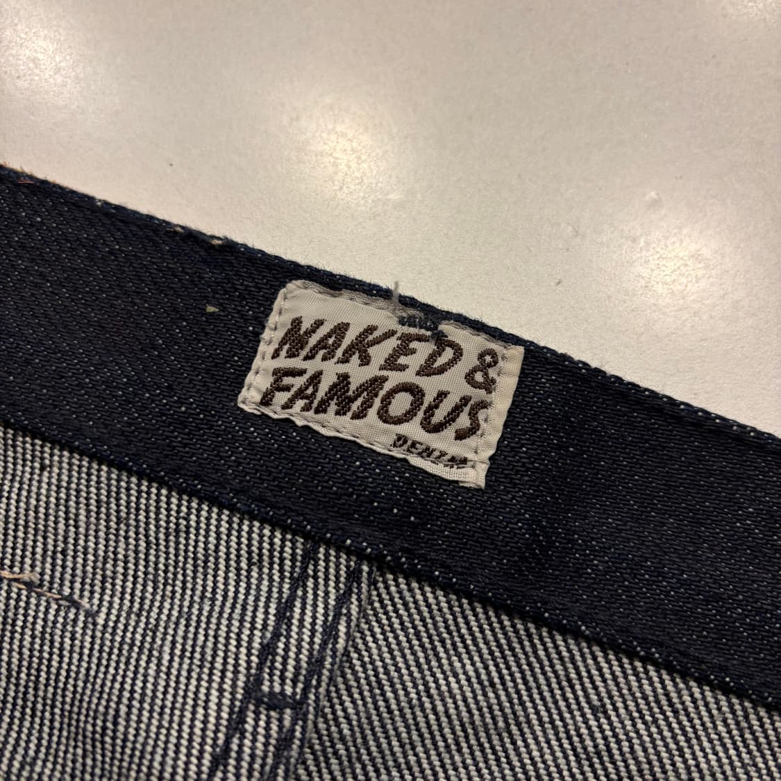 [28] 네이키드앤페이머스 엘리펀트 2 블랙 데님 청바지 D587 상품이미지6