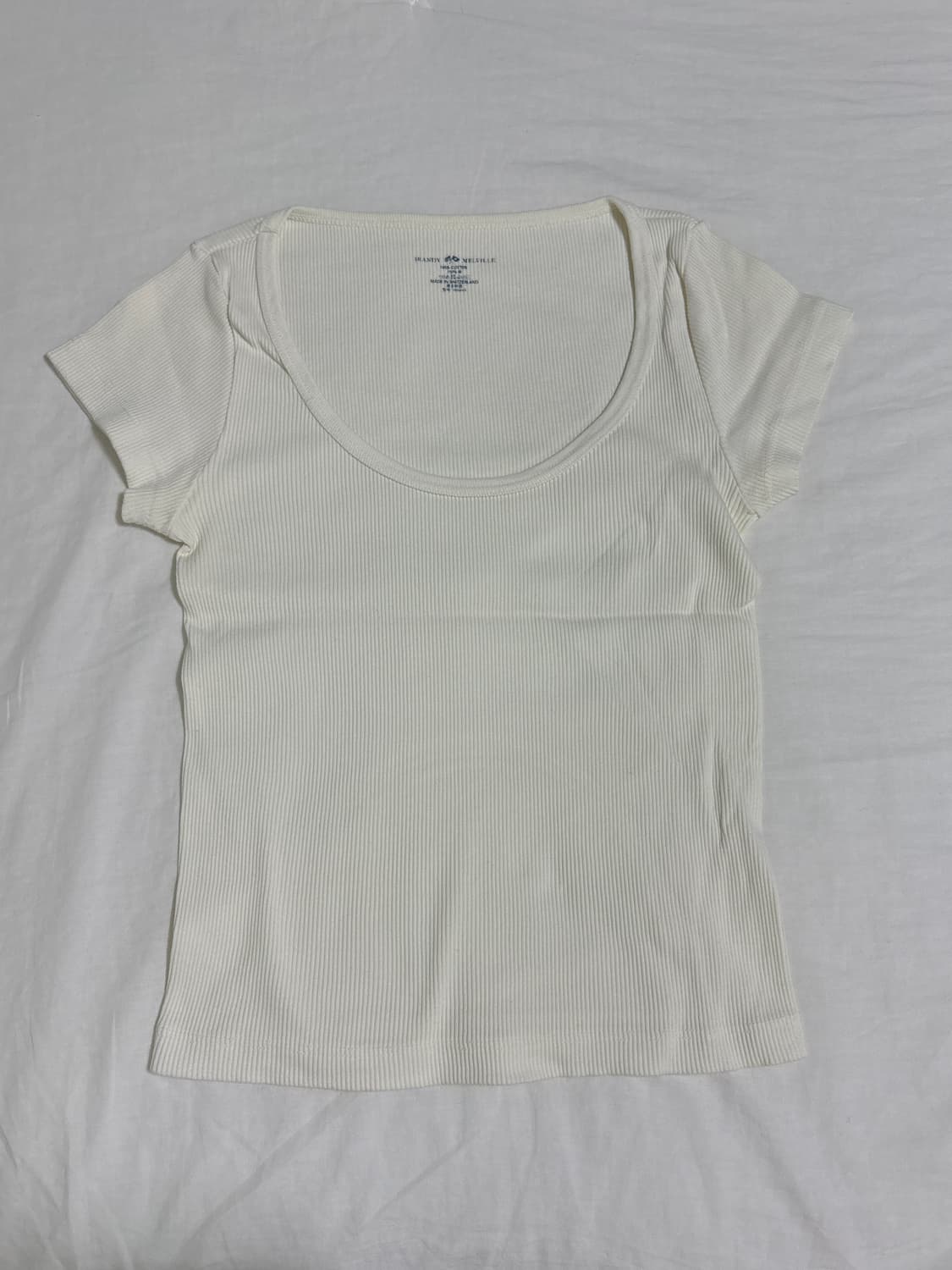 브랜디멜빌 아이보리 기본티셔츠 상품이미지1