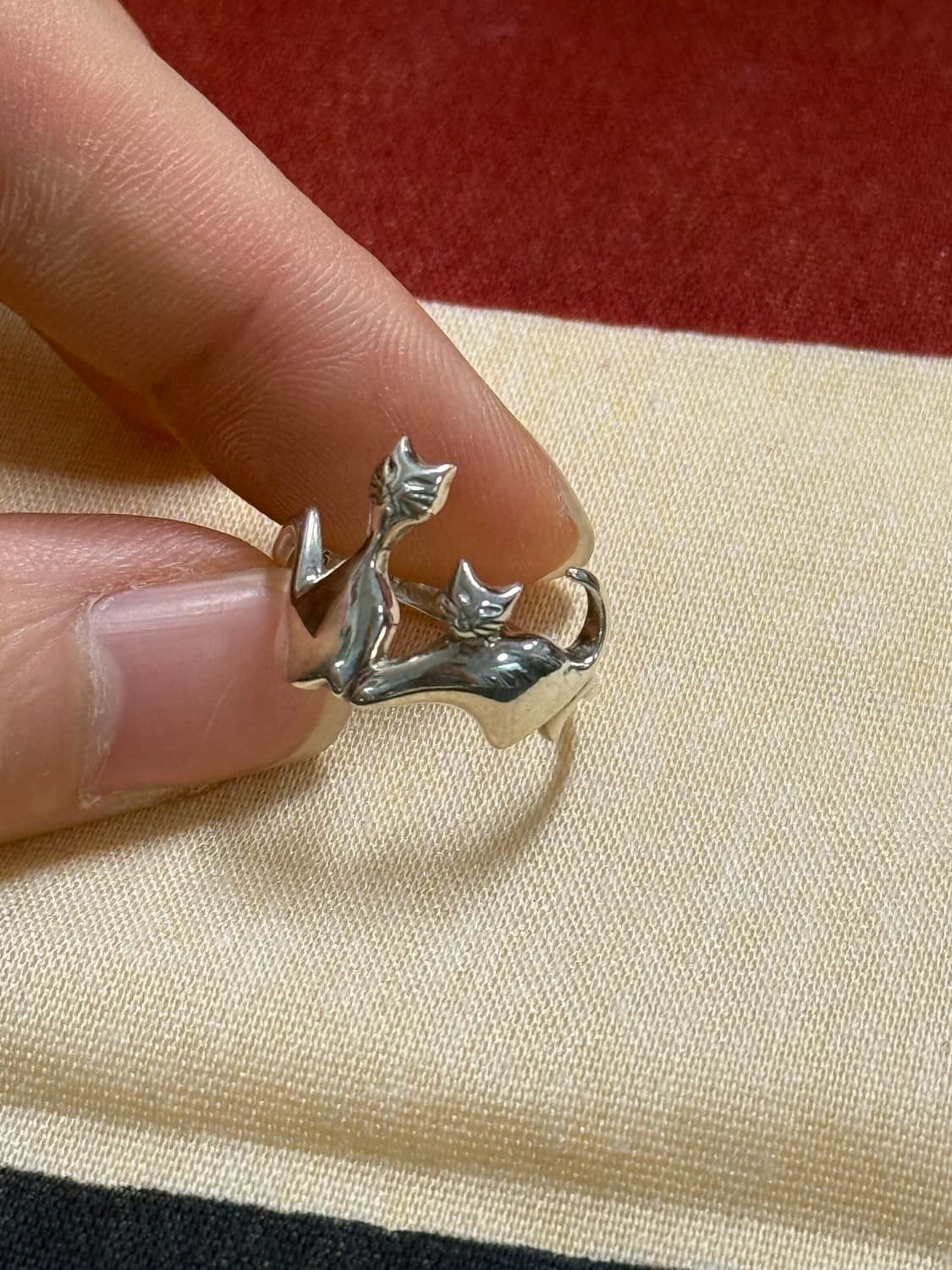Silver 925 cat ring 실버링 상품이미지2