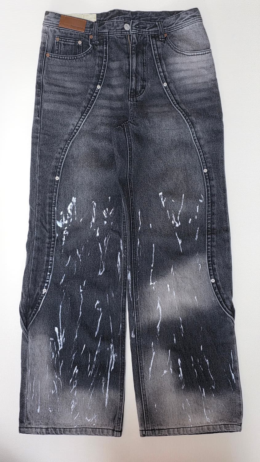 앤더슨벨 29 메튜 커브 진 apa499m(WASHED BLACK) 상품이미지1