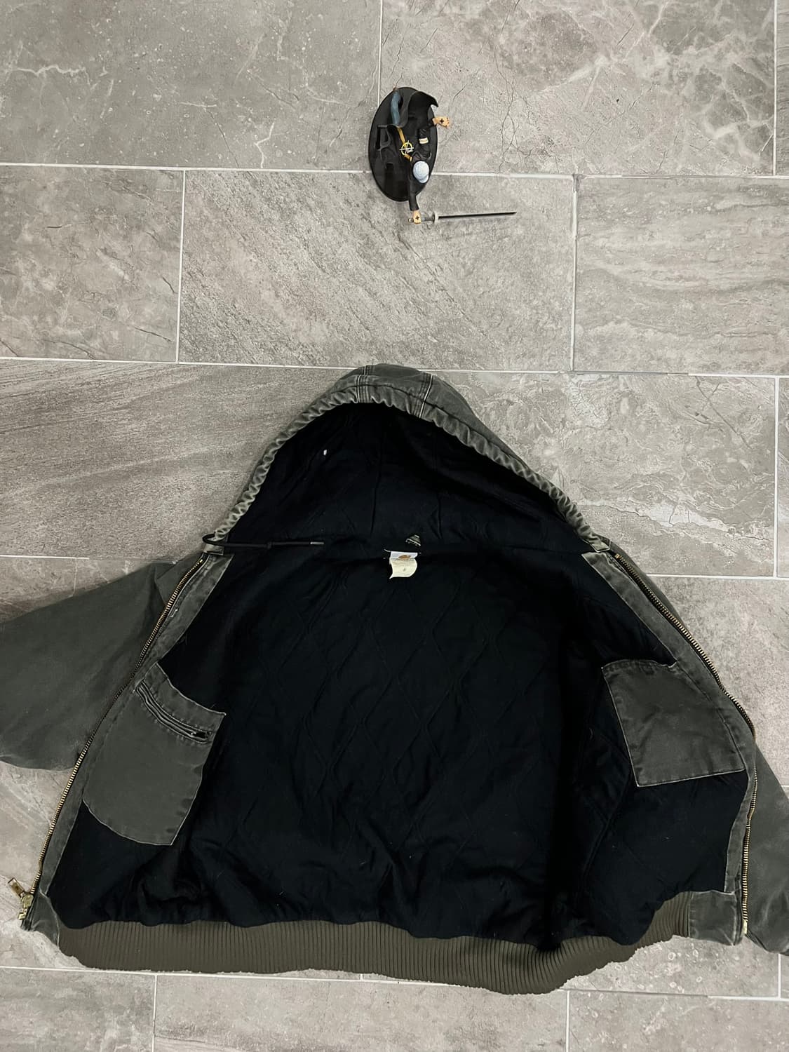 (XL) 칼하트 후드 덕 액티브 자켓 J130 MOS 모스그린 상품이미지3