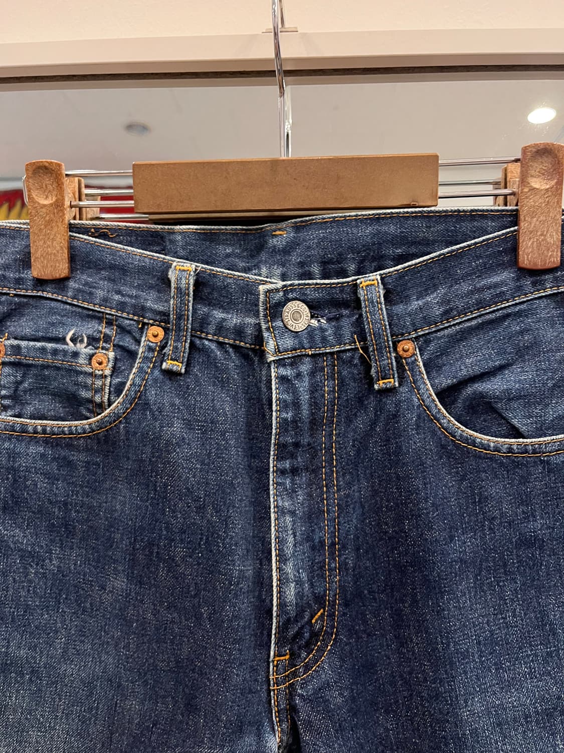 90s Levis 리바이스 502xx 셀비지 데님 팬츠 (Japan) 상품이미지2