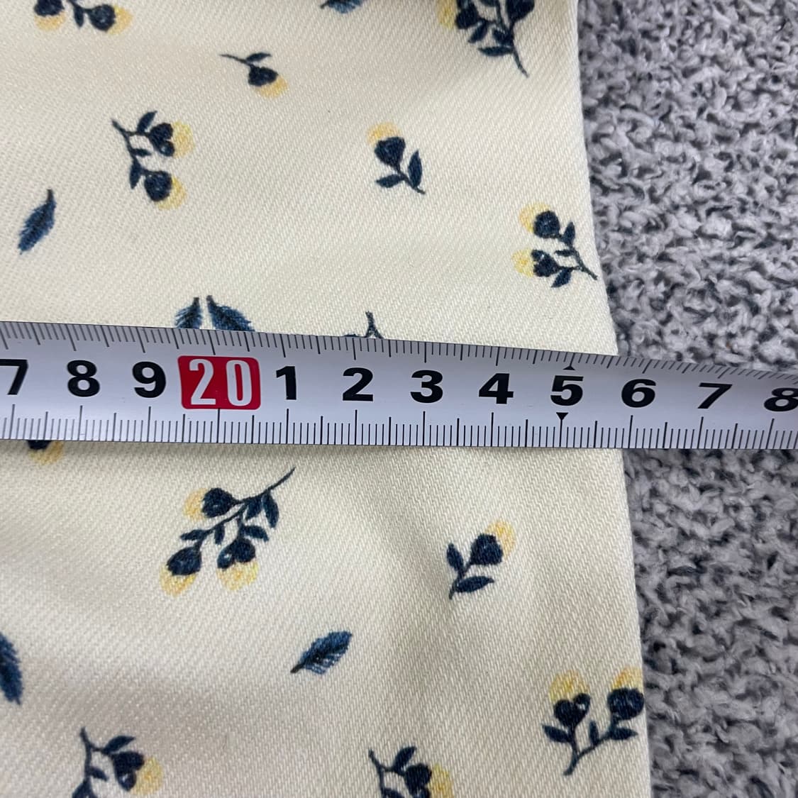 자라 마린 스트레이프 플라워 패턴 와이드팬츠 0105HS1 상품이미지5