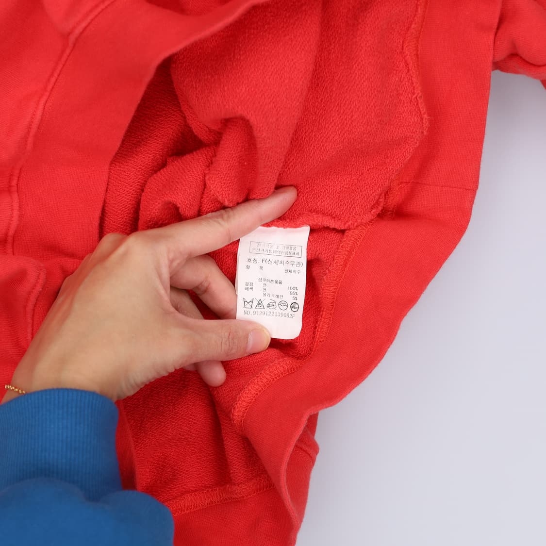 [F] 스튜디오톰보이 오버핏 맨투맨 티셔츠 1211H1 상품이미지4