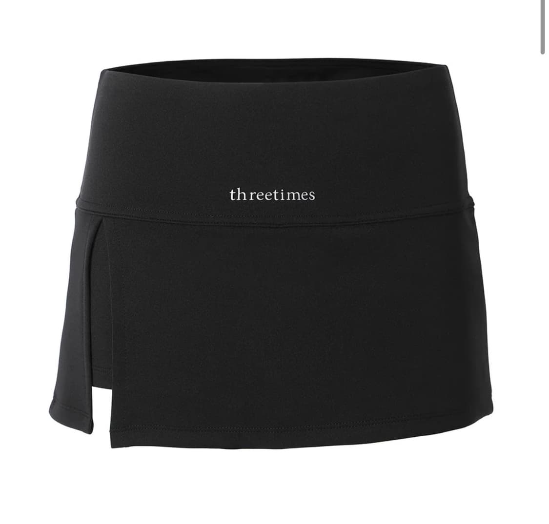 쓰리타임즈 에슬레틱 슬릿 스커트 M 상품이미지1