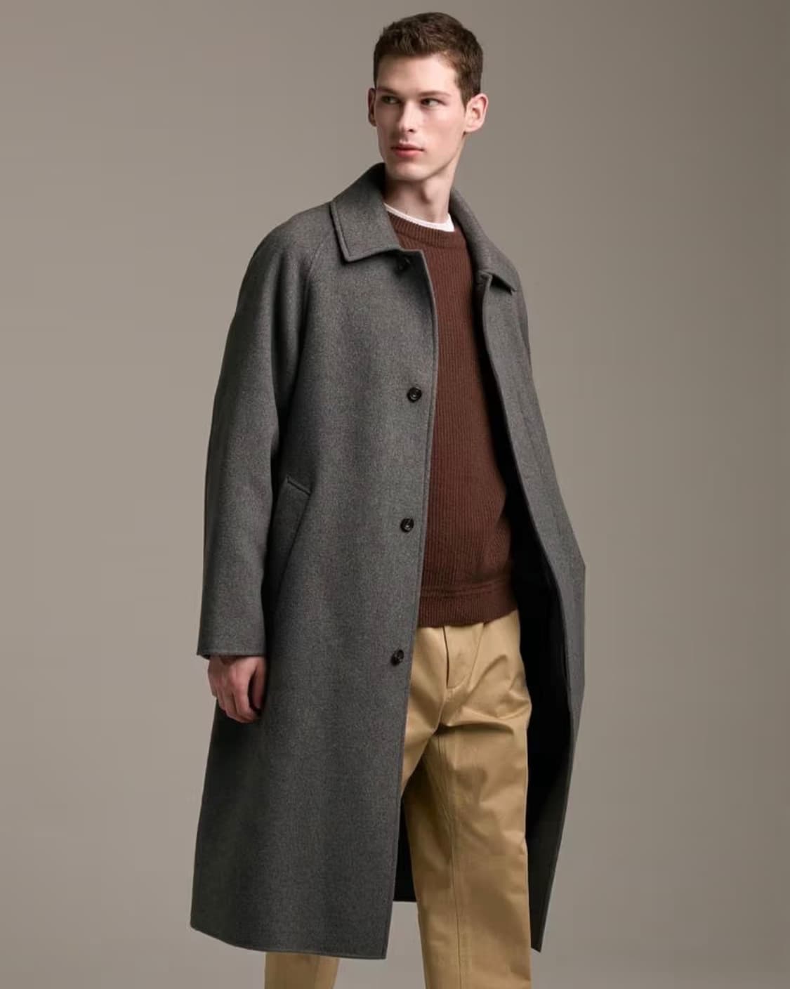 캐시미어 100 핸드메이드 코트 상품이미지2