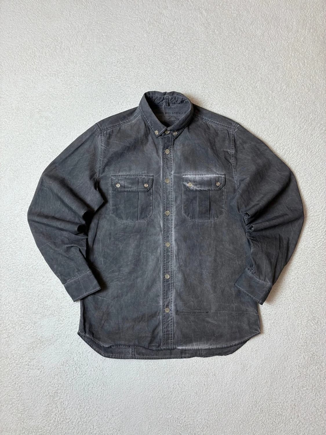 아스페시 00's 한스 요아힘 독일 밀리터리 워시드 셔츠 PN6680 상품이미지1
