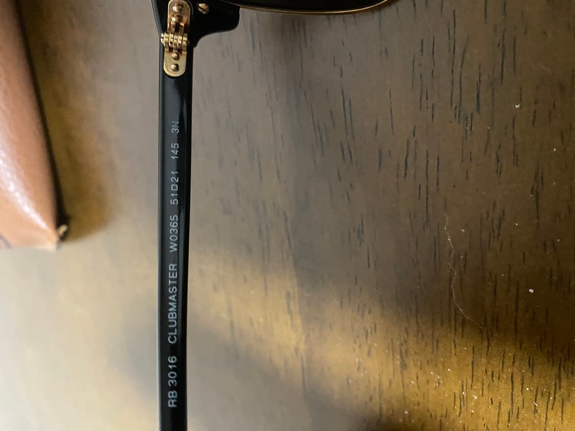 레이벤 클럽마스터 51사이즈 상품이미지3