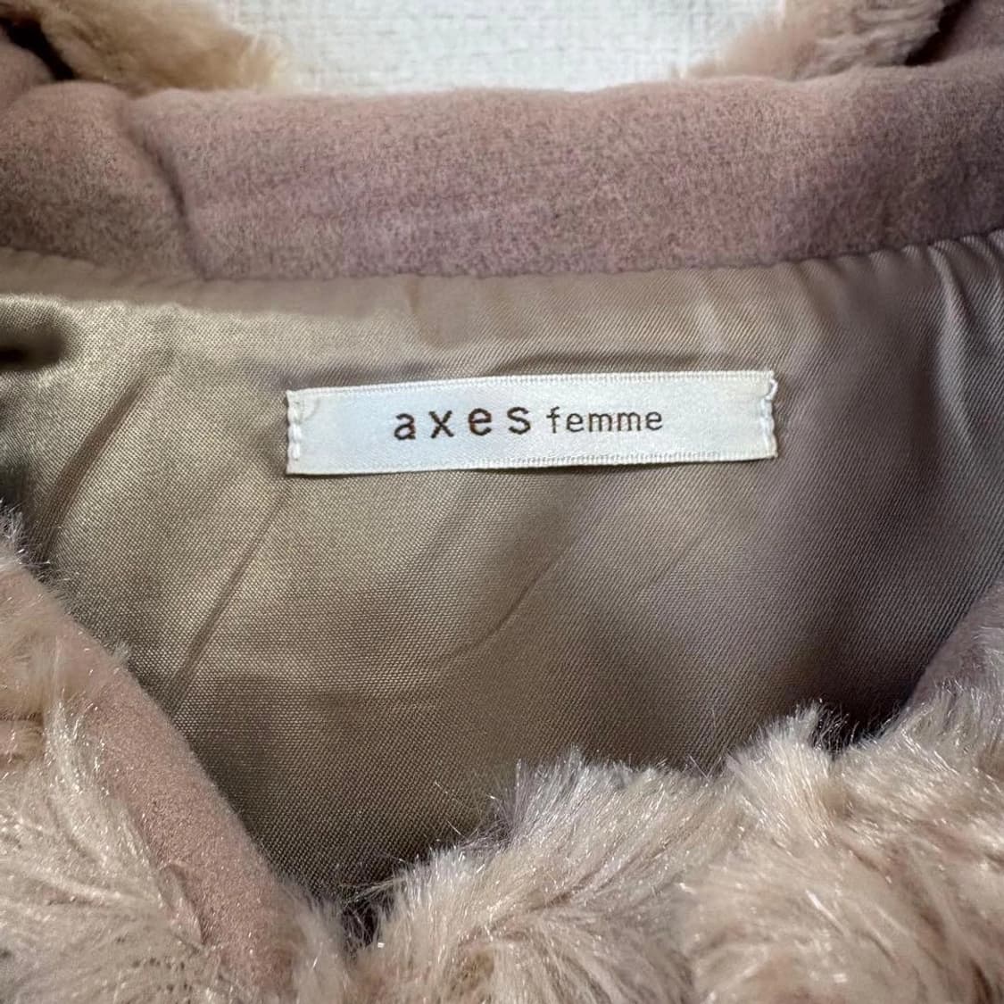 대장급) 엑시즈팜 뮤트핑크 히메갸루 리떼갸루 코트 짜잔씨 일본빈티지 상품이미지3