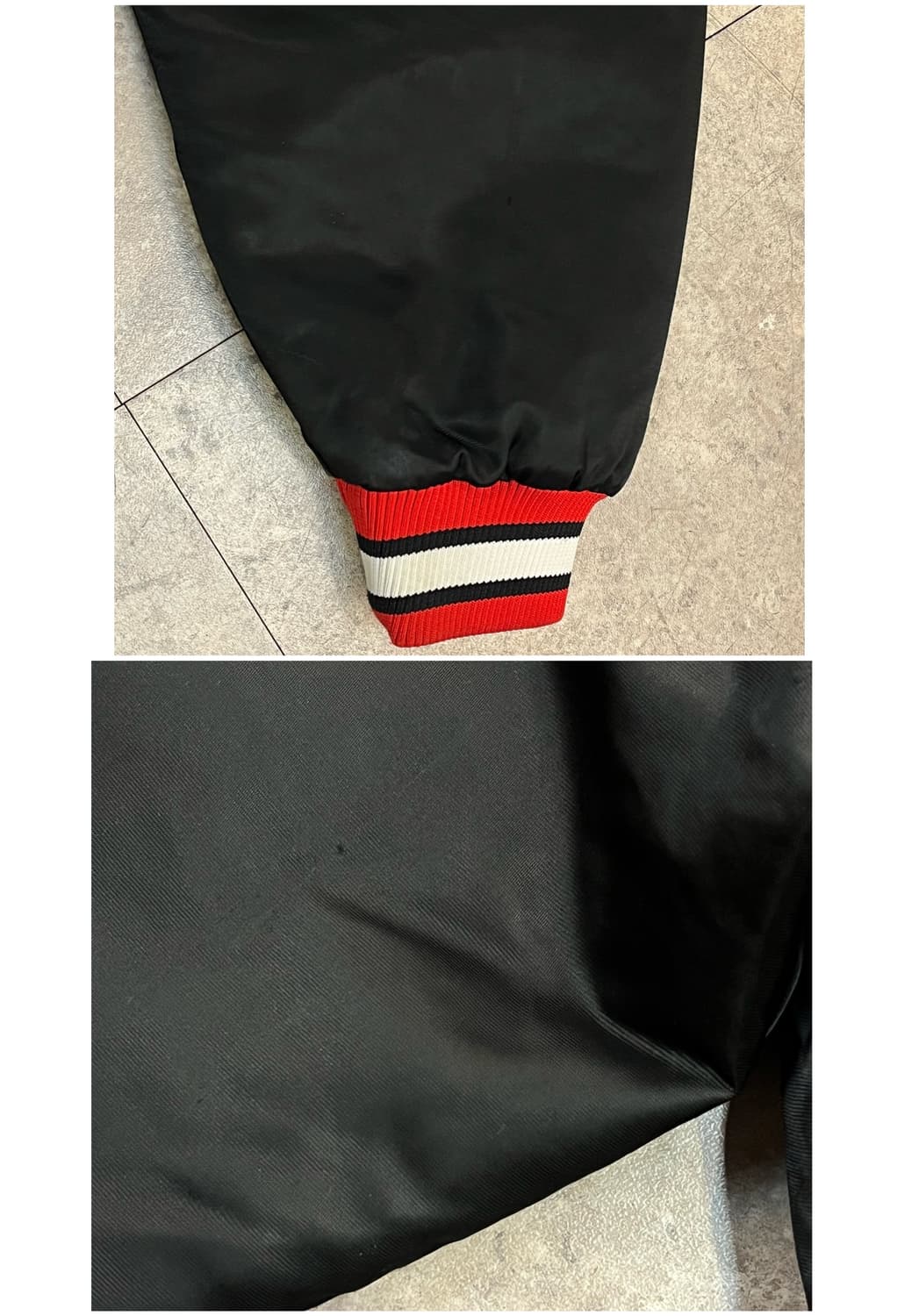 퓨마 NBA 포틀랜드 새틴 바시티 자켓 블랙 L #csz2303 상품이미지10