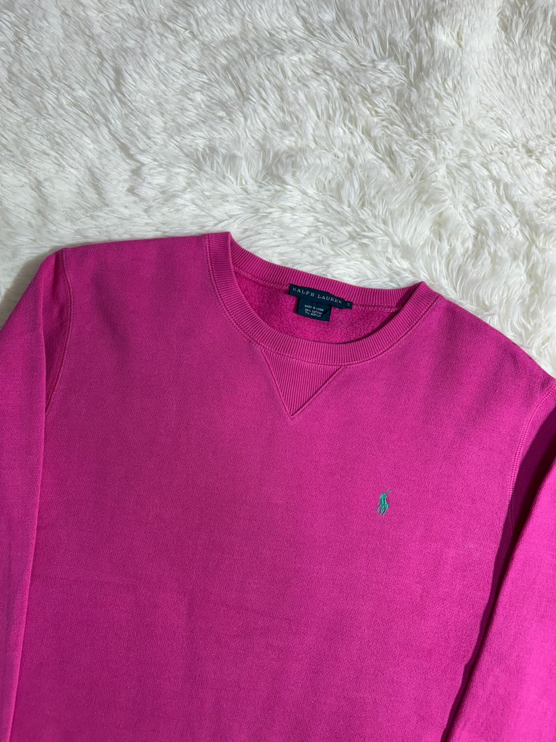 폴로 랄프로렌 딥핑크 포 맨투맨 상품이미지4