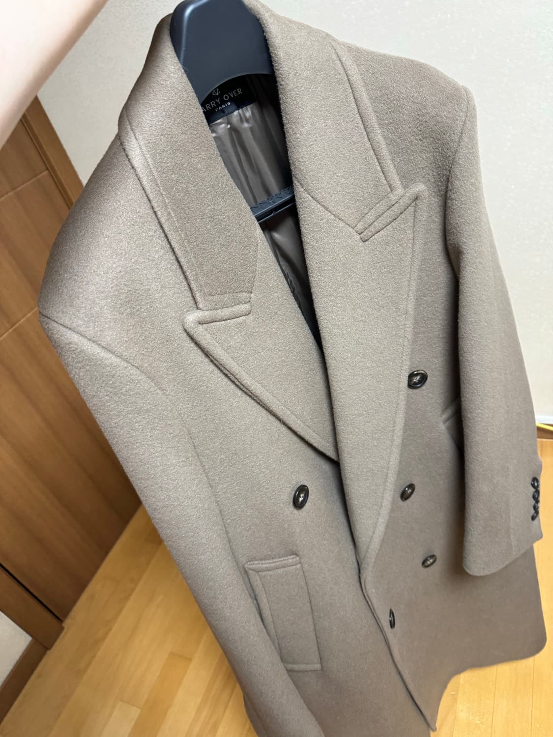 듀드나인 / 캐리오버 더블 브레스티드 코트, 코코아 / M 상품이미지1