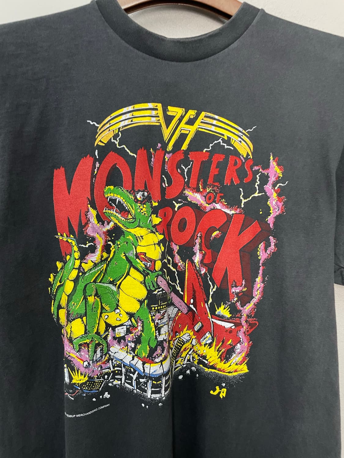 빈티지 몬스터스 오브 락 부틀렉 프린팅 반팔 H2542 상품이미지3