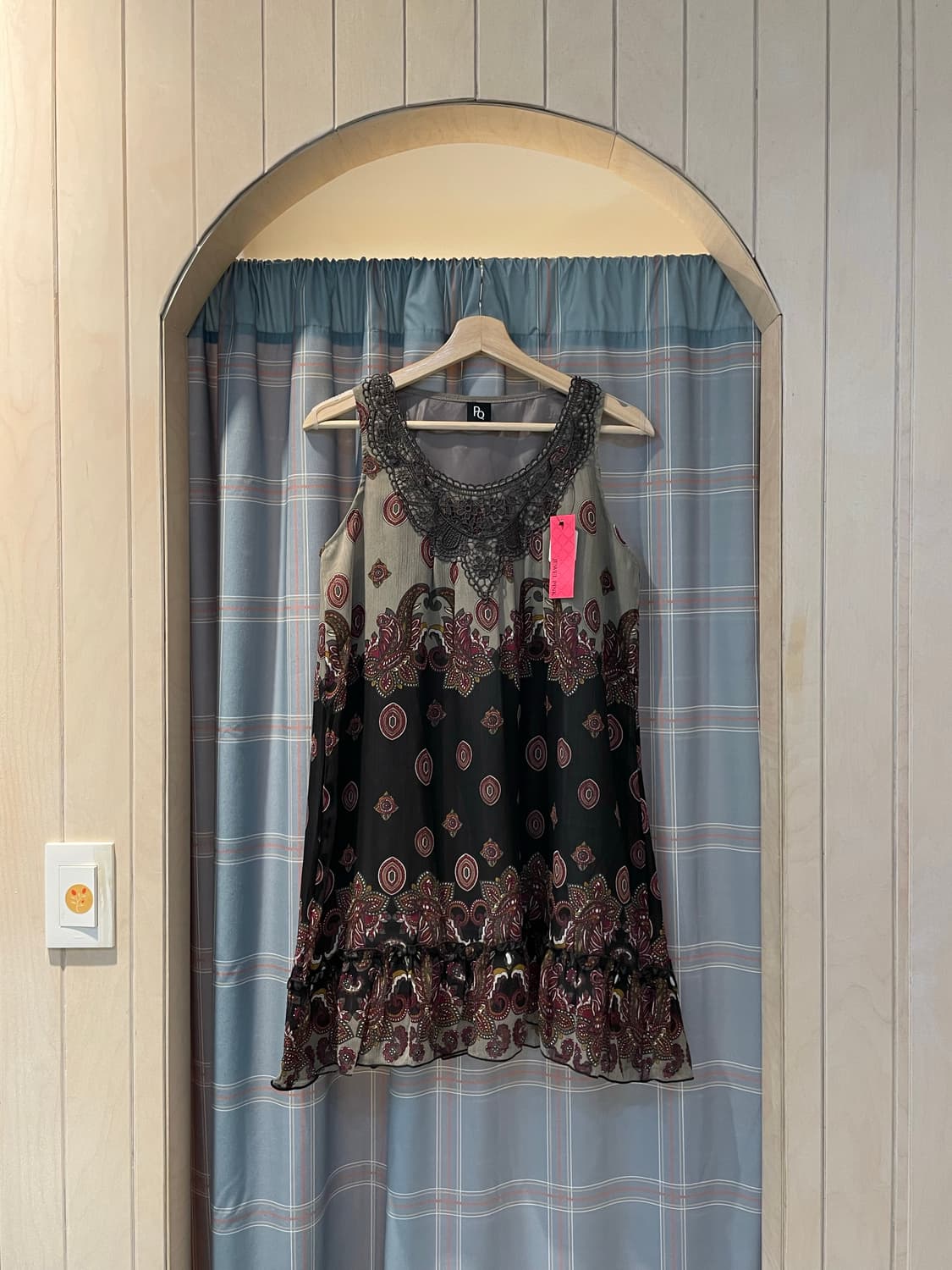 새제품) 일본빈티지 오리엔탈 웜지코어 원피스 상품이미지1