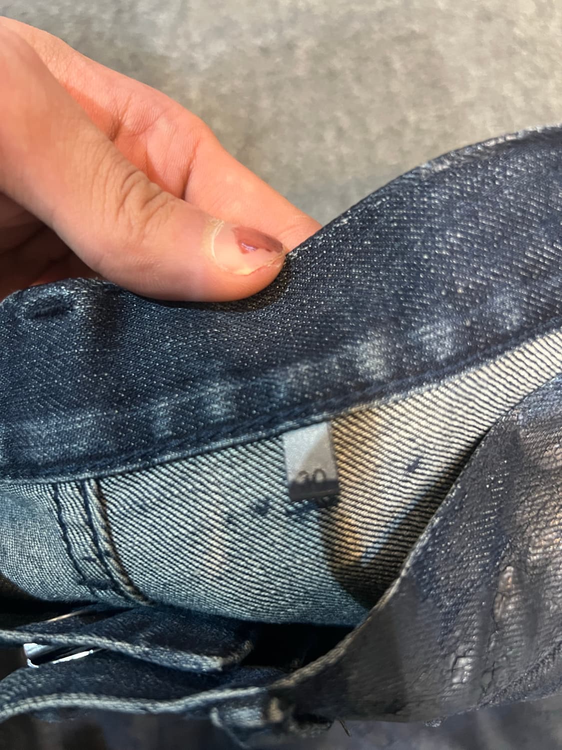 Dior homme wax oil jeans 30 상품이미지4