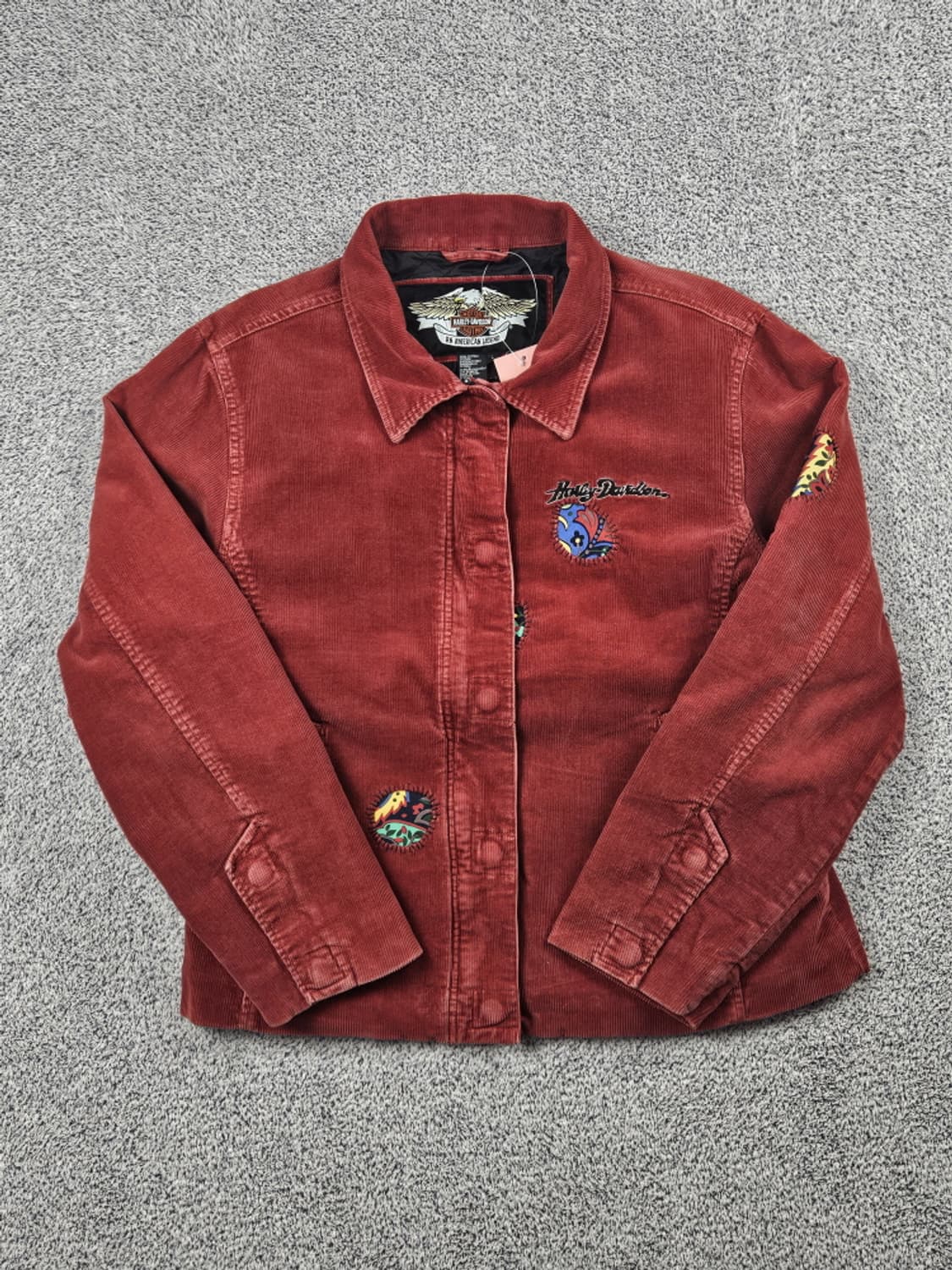 할리데이비슨 코듀로이 아플리케 커스텀 자켓 ( L ) / 10090 상품이미지2