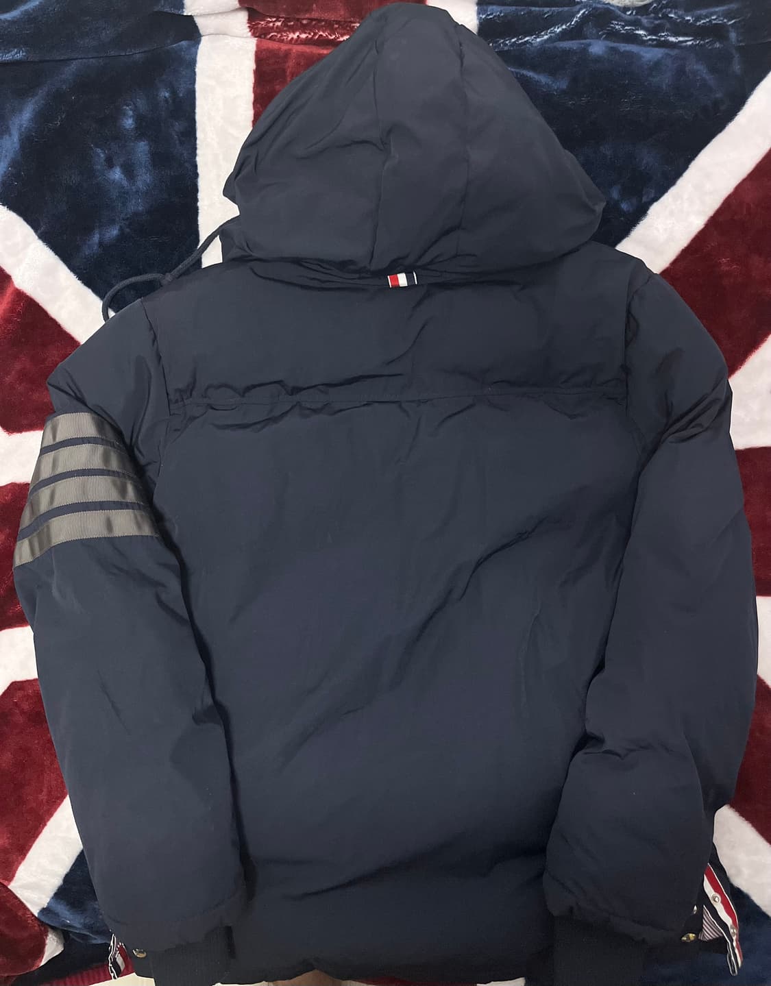 톰브라운 네이비 후드 패딩 100(3) 상품이미지3
