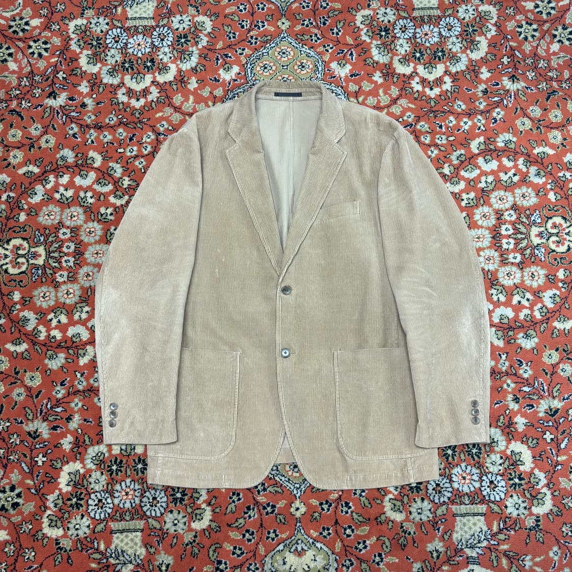 [XL] 유니클로 베이지 코듀로이 자켓 상품이미지1