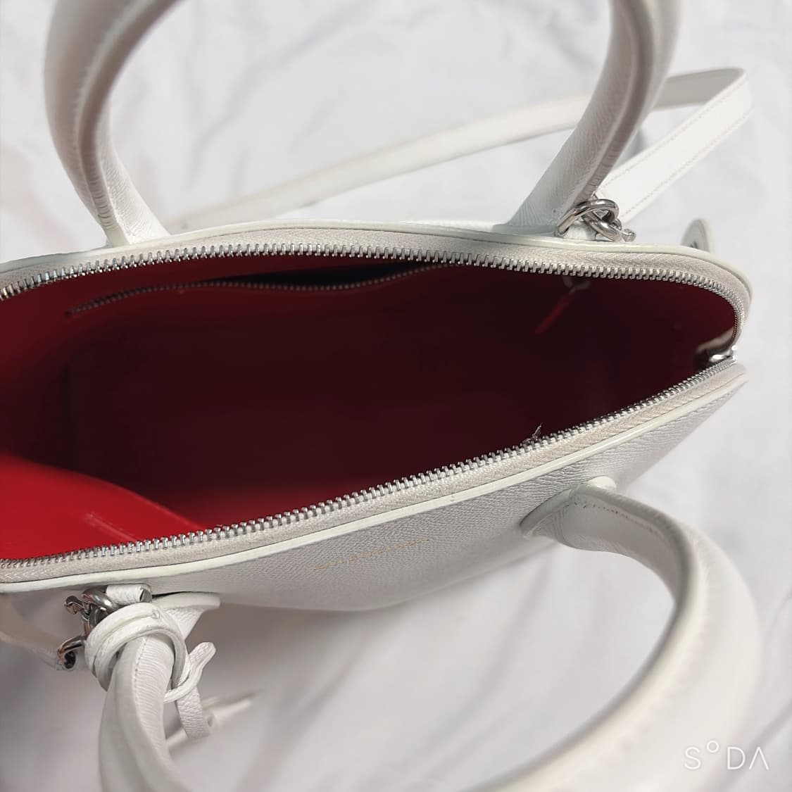 발렌시아가 빌 탑 핸들 화이트 토트백 상품이미지9