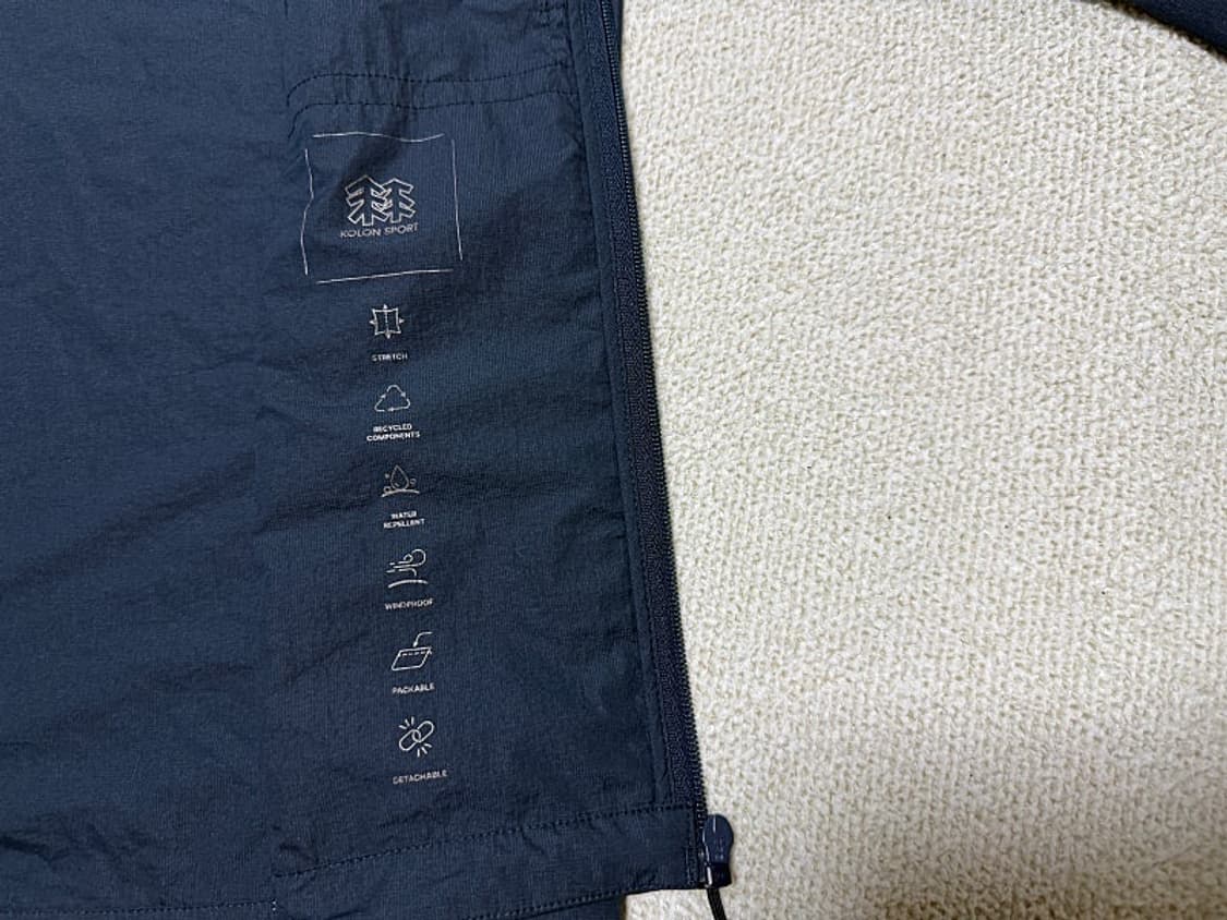 코오롱 스포츠 경량 자켓 남성용 105사이즈 상품이미지4