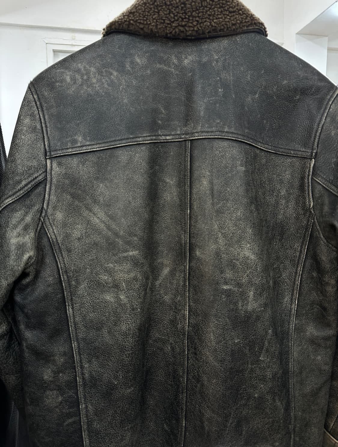 OLD GAP 레더자켓 S 상품이미지6