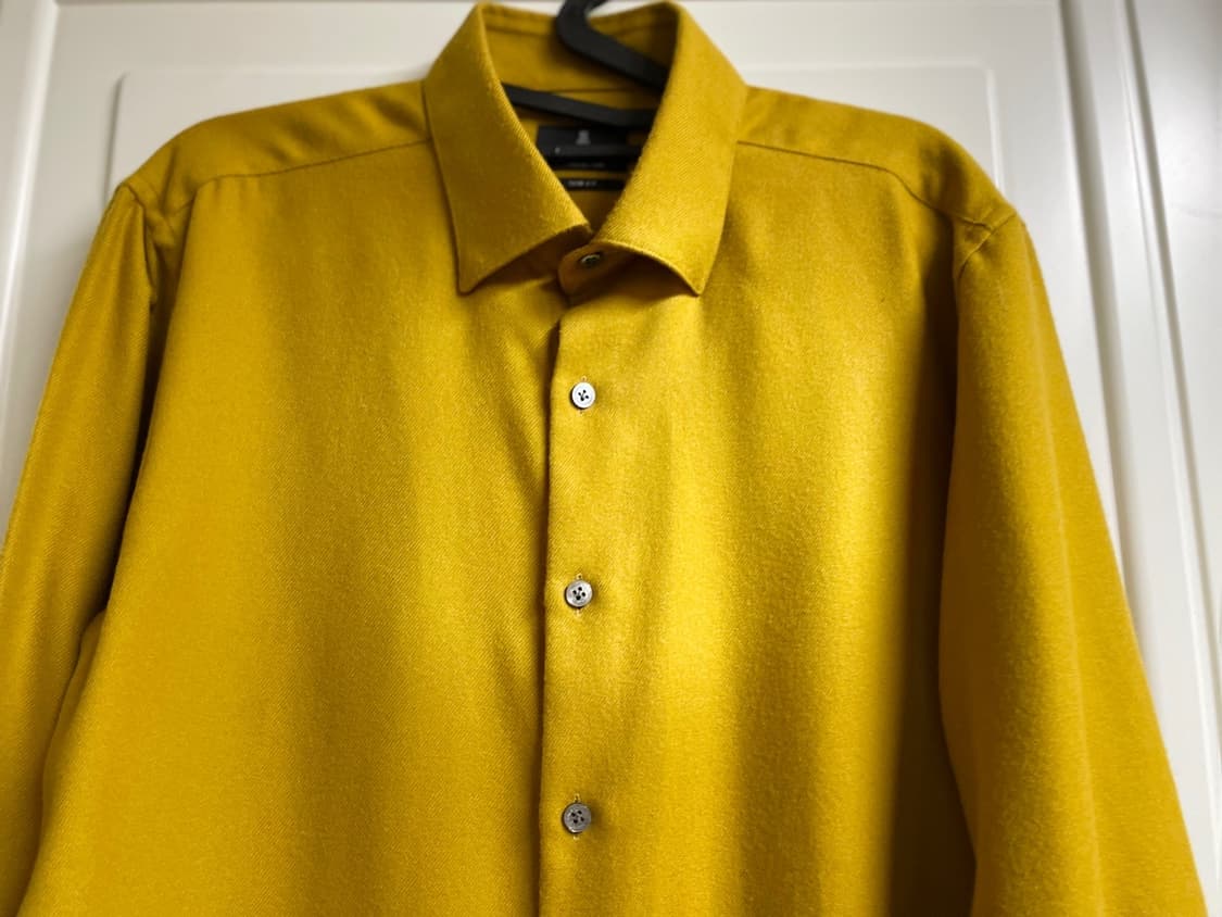 랑방 머스타드색 셔츠 상품이미지2