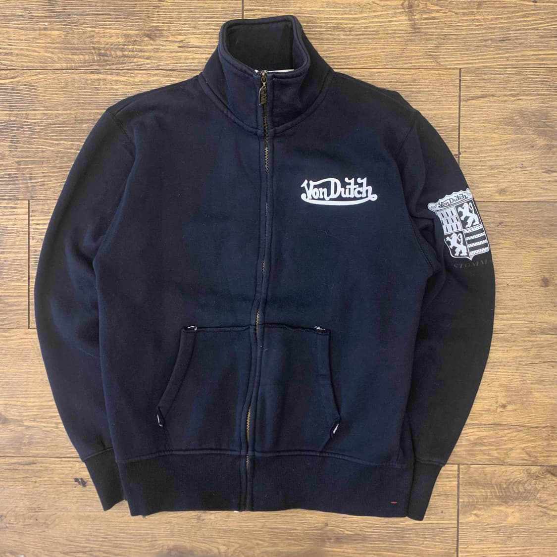 본더치 패치로고 블랙 집업 M 상품이미지2