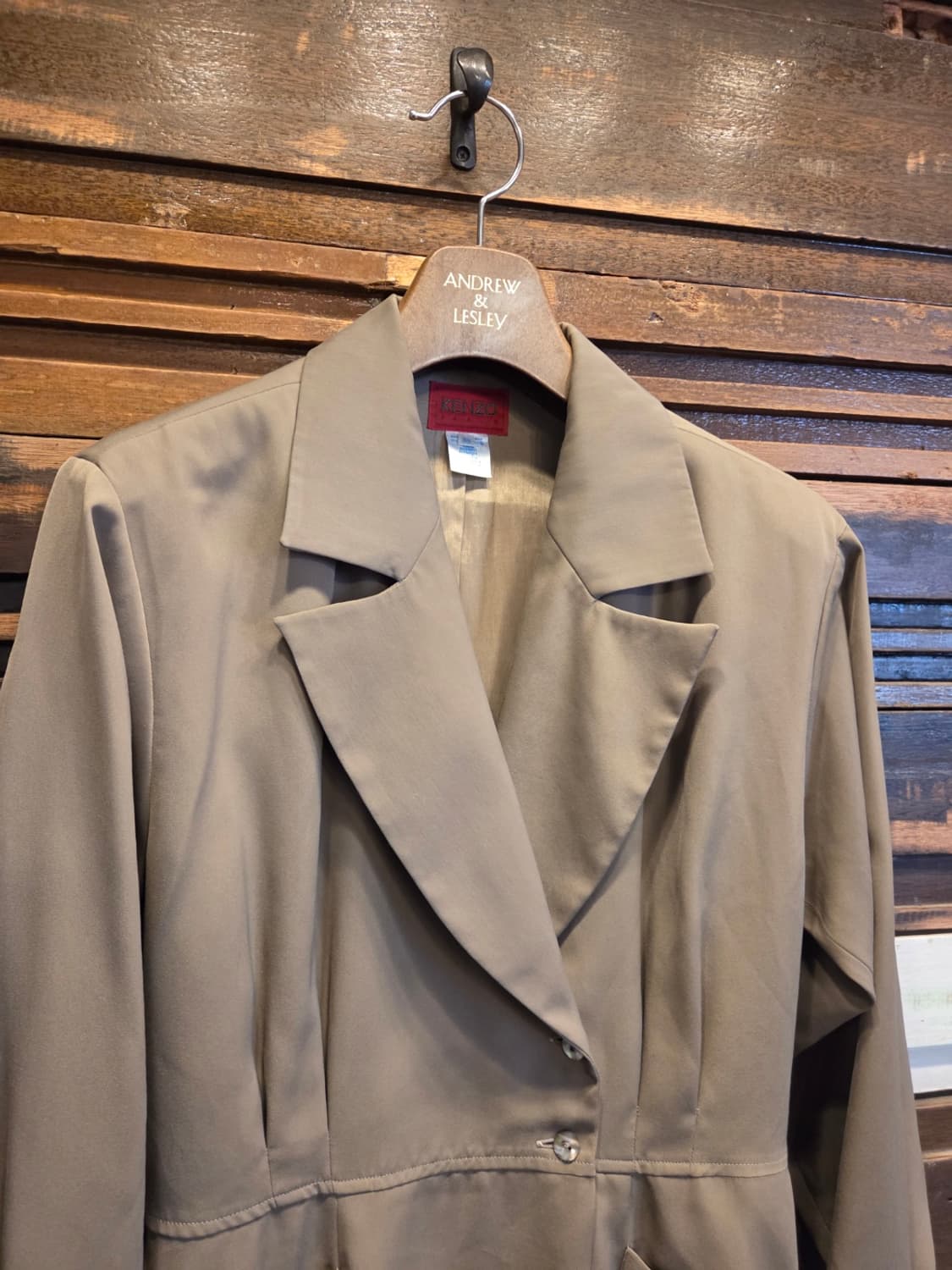 90'S 겐조 원피스코트 상품이미지2