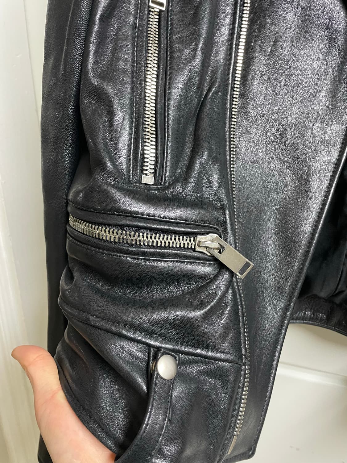 이탈리아산 양가죽 100% / 라이더 재킷 (Made in Italy) 상품이미지4