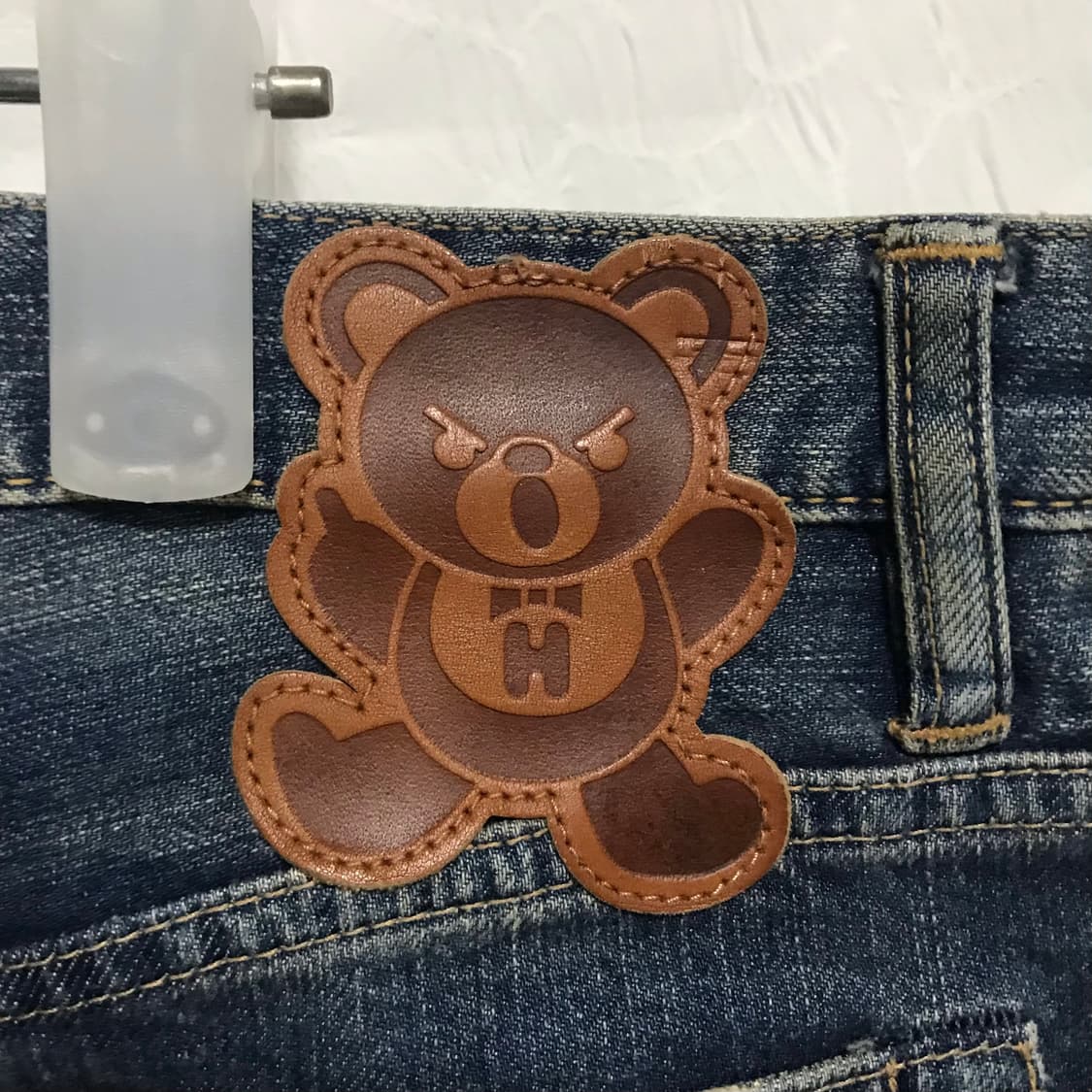 택포•hysteric glamour 히스테릭글래머 퍽 베어 데님 스커트 상품이미지3