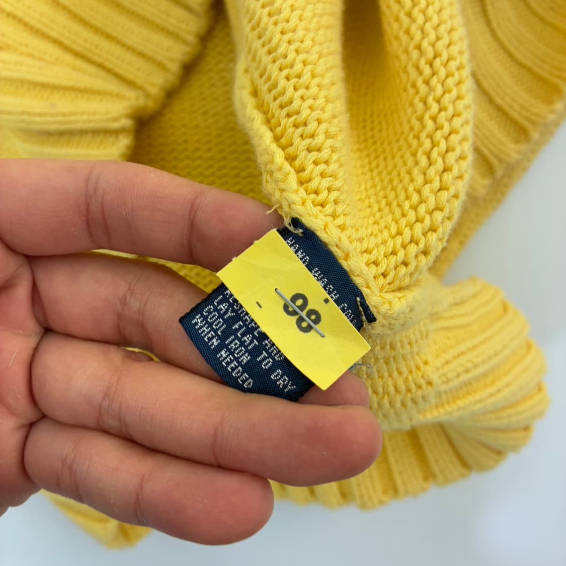 Polo  폴로 랄프로렌 자수 코튼 옐로우 니트 상품이미지6