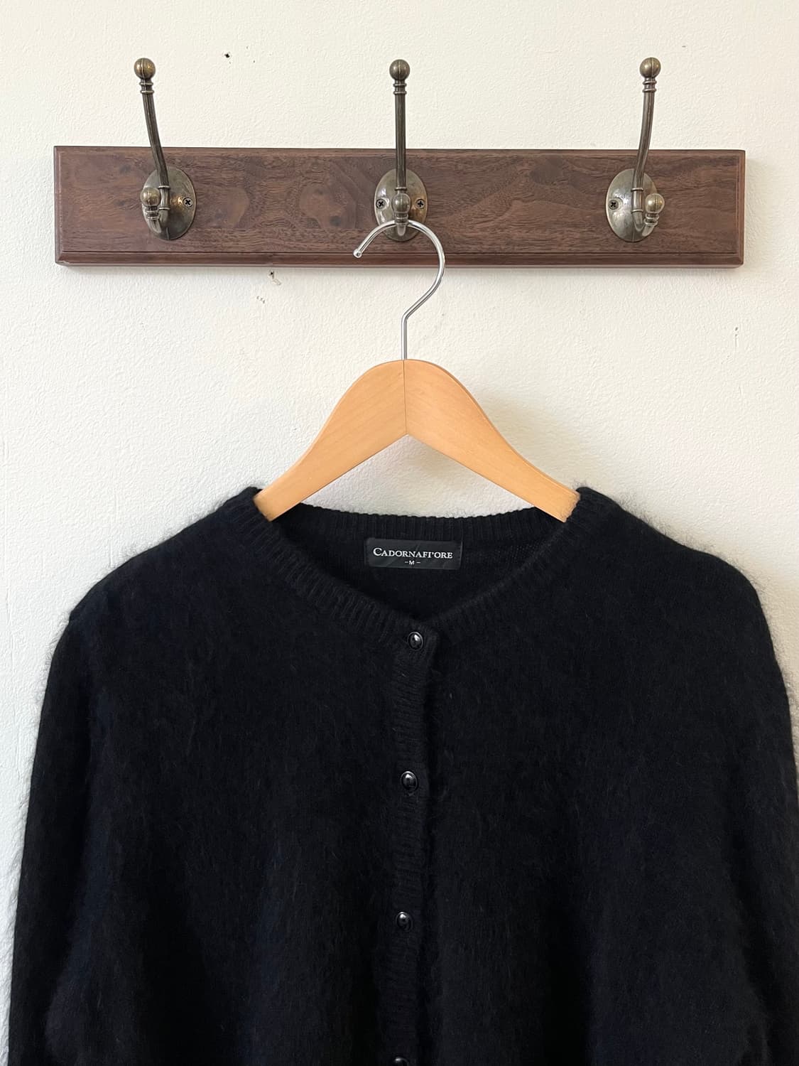 CADORNAFI’ORE 앙고라 블랙 가디건 상품이미지2
