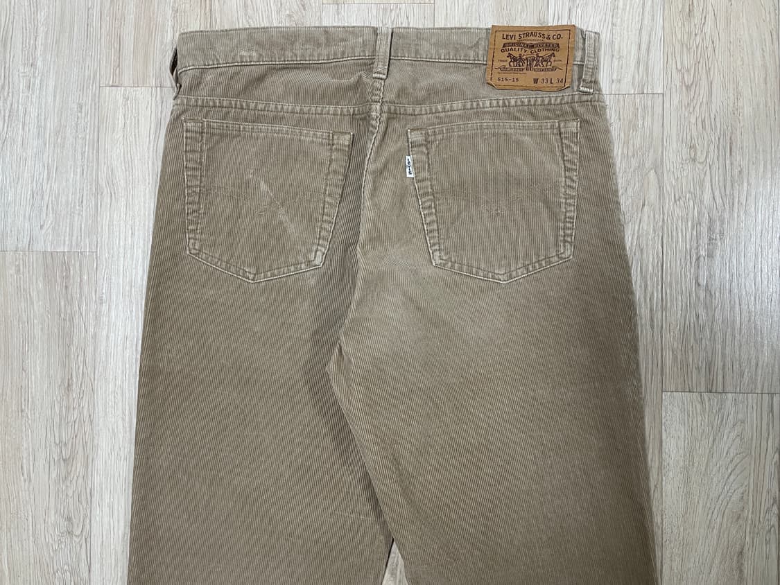 33) 90s 리바이스 515 코듀로이 팬츠(일본제)민트급(RRL&LVC 상품이미지8