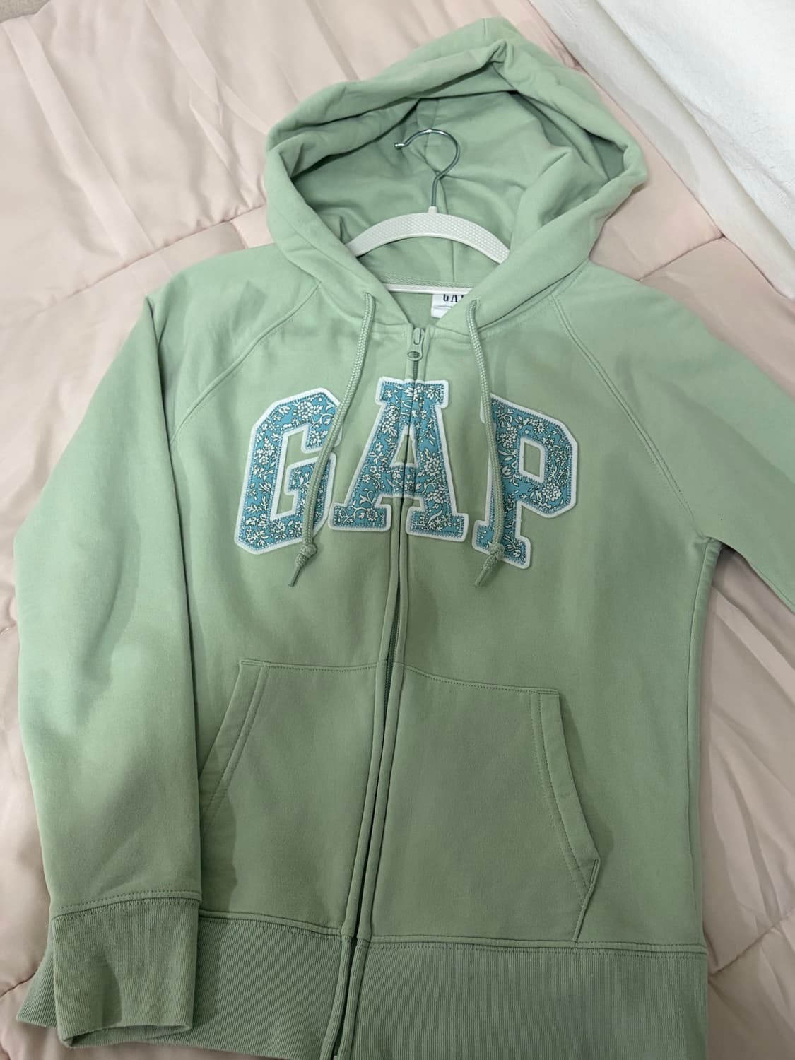 Gap 갭 후드집업 그린 xxs 사이즈 상품이미지2