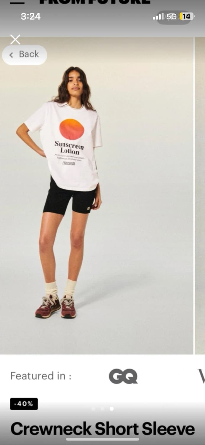 프로뮤처 FROM FUTURE 반팔 티셔츠 L 상품이미지3