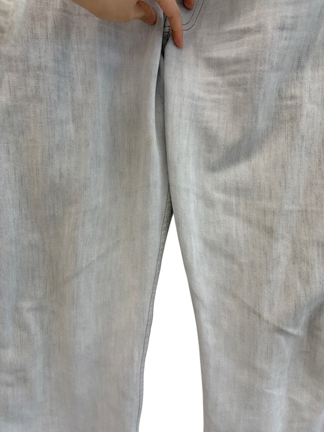 00s 재팬 리바이스 501 라이트그레이 데님팬츠 (34) 상품이미지5