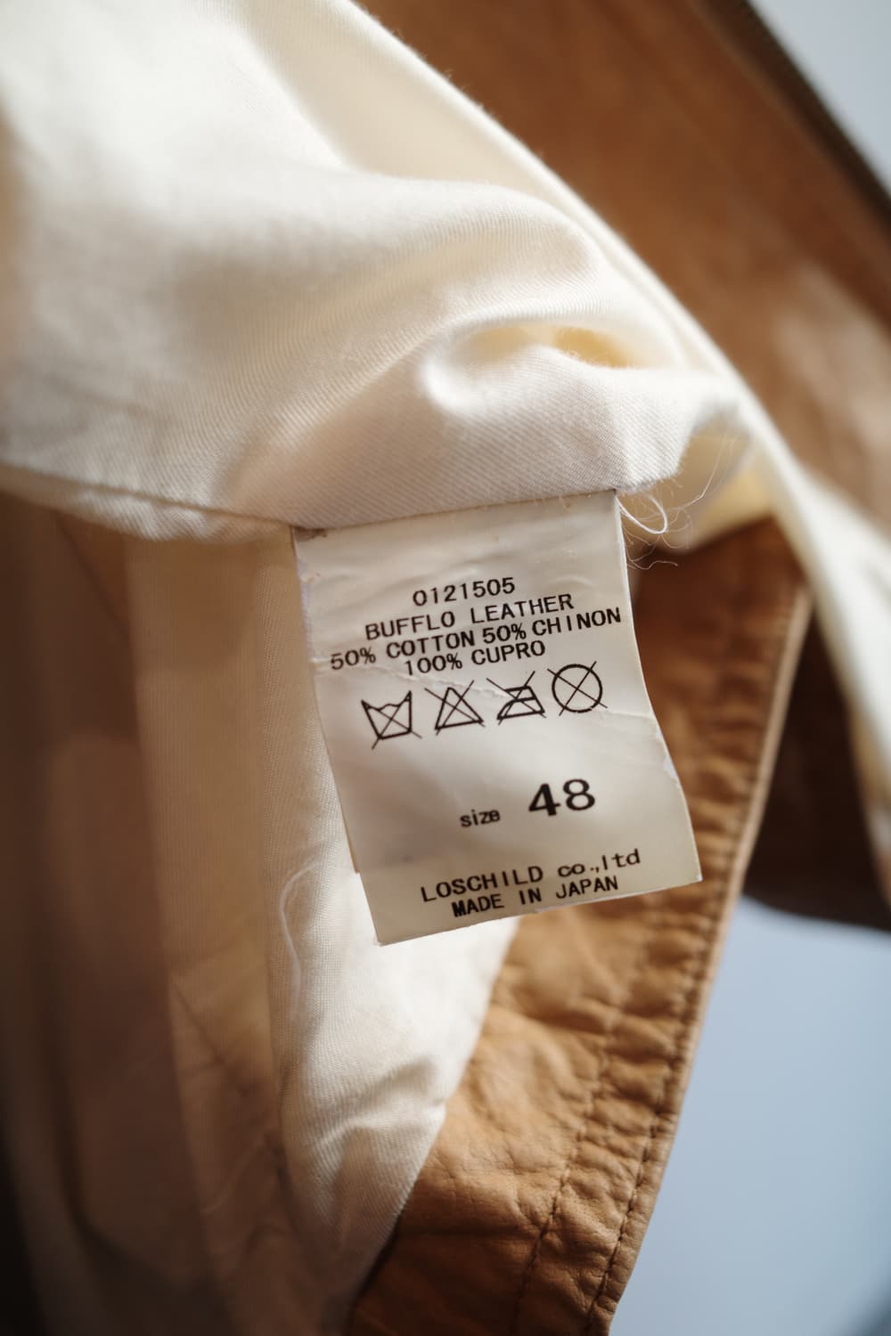 FACTOTUM 버팔로 레더 자켓 상품이미지6