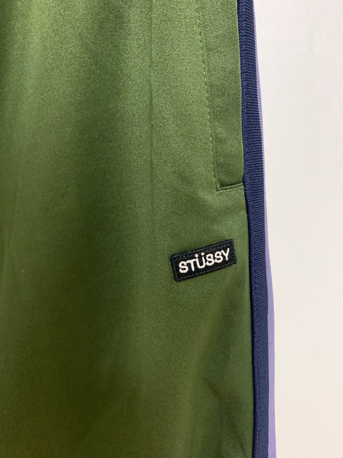17FW Stussy Track Pant Olive 스투시 니들즈 ST 상품이미지2